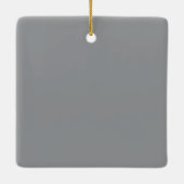 Personalized Name Golfer Christmas Golf Cart Xmas セラミックオーナメント (裏面)