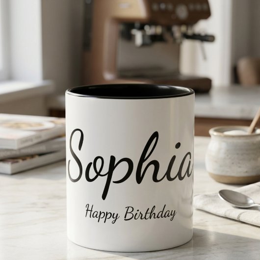 Personalized Name Happy Birthday Mug Custom Gift  マグカップ