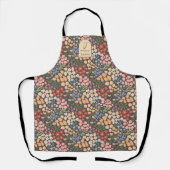 Personalized Name & Initial Floral Apron  エプロン (正面)
