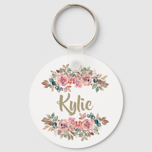 Personalized Name Keychain | Custom Gifts for Her キーホルダー (正面)