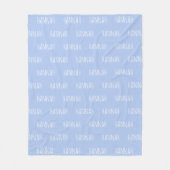Personalized Name Kids Blanket for Girls and Boys フリースブランケット (正面)