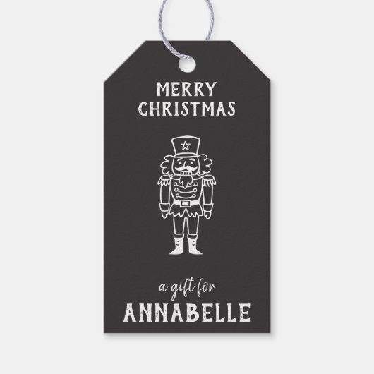 Personalized Name Merry Christmas Prince ギフトタグ (正面)