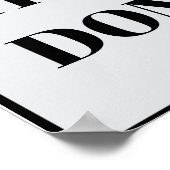 PERSONALIZED NAME MODERN MINIMAL GET THINGS DONE  ポスター (角)