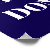 PERSONALIZED NAME MODERN MINIMAL GET THINGS DONE  ポスター (角)