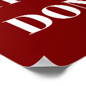 PERSONALIZED NAME MODERN MINIMAL GET THINGS DONE  ポスター (角)