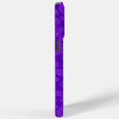 Personalized Name Modern Stylish  Purple Glitter  Case-Mate iPhoneケース (裏面 / 右)