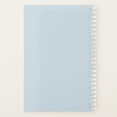 Personalized Name Monogram プランナー手帳 (裏面)