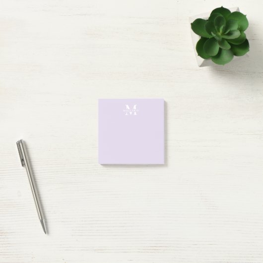 Personalized Name Monogram ポストイット (オフィス)