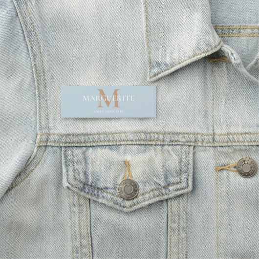 Personalized Name Monogram 名札 (インサイチュ)