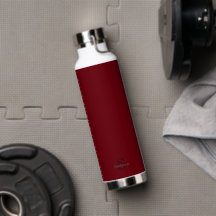 Personalized Name Monogram Burgundy Black