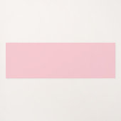 Personalized name monogram white pink floral  ヨガマット (裏面(横))