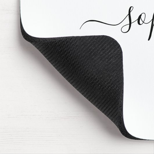 Personalized Name Mouse Pad for Stylish Workspaces マウスパッド (コーナー)