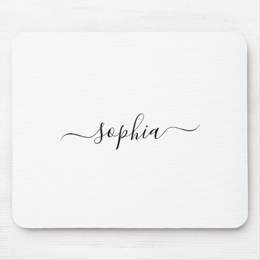Personalized Name Mouse Pad for Stylish Workspaces マウスパッド (正面)