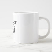 Personalized Name Mug – Custom Gift for Olivia ジャンボコーヒーマグカップ (右)