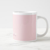 Personalized Name Mug – Girlboss Empowerment Gift ジャンボコーヒーマグカップ (右)
