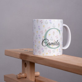 Personalized Name Mug with Initial  ツートーンマグカップ