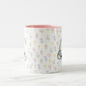 Personalized Name Mug with Initial  ツートーンマグカップ (中央)
