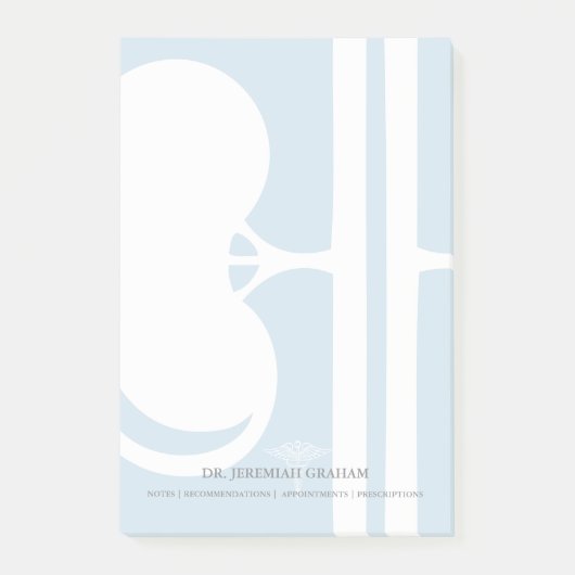 personalized Name Nephrologistの腎臓の博士 ポストイット (正面)