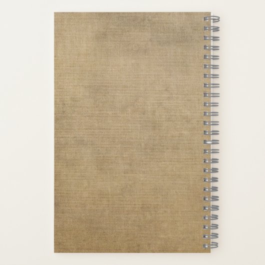 Personalized Name Notebook Add your Name ノートブック (裏面)