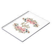 Personalized Name Notebook | Custom Gifts for Her ノートブック (左側)