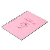 Personalized Name Notebook | Custom Name Journal  ノートブック (左側)