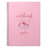 Personalized Name Notebook | Custom Name Journal  ノートブック (正面)