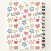 Personalized Name Notebook For Cat Lovers ノートブック (裏面)