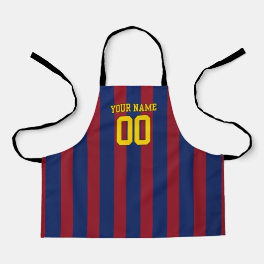  Personalized Name & Number Apron FCB エプロン (正面)