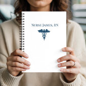 Personalized Name Nurse Journal Gift for RN NP PA ノートブック