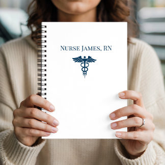 Personalized Name Nurse Journal Gift for RN NP PA ノートブック