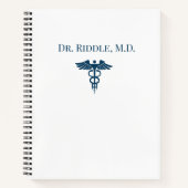 Personalized Name Nurse Journal Gift for RN NP PA ノートブック (正面)