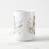 Personalized Name Nutcracker Christmas コーヒーマグカップ (中央)