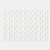 Personalized Name Nutcracker Christmas ラッピングペーパーシート (正面2)