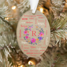 Personalized Name Ornament Add your Name オーナメント