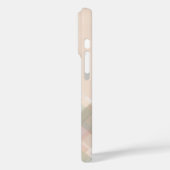 Personalized Name Pastel Plaid Peach Green Pretty  Case-Mate iPhoneケース (裏面 / 左)