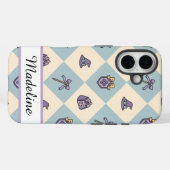 Personalized Name Phone Case Girly Case-Mate iPhoneケース (裏面 (横))
