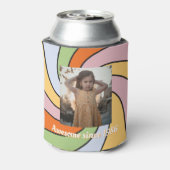 Personalized Name Photo Birthday Cooler 缶クーラー (缶裏面)