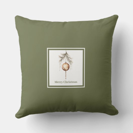 Personalized Name Pillow Best Christmas Gift クッション (裏面)