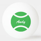 Personalized name ping pong table tennis balls 卓球ボール (正面)