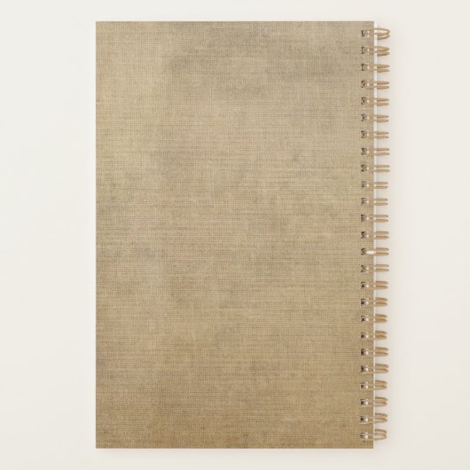 Personalized Name Planner Add your Name プランナー手帳 (裏面)