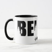 Personalized name Sasquatch Cryptid Believe  マグカップ (左)