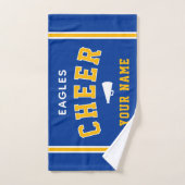 Personalized Name & School Cheer Towel, Team Gift ハンドタオル (ハンドタオル)