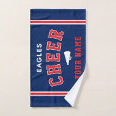 Personalized Name & School Cheer Towel, Team Gift ハンドタオル (ハンドタオル)