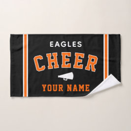 Personalized Name & School Cheer Towel, Team Gift ハンドタオル