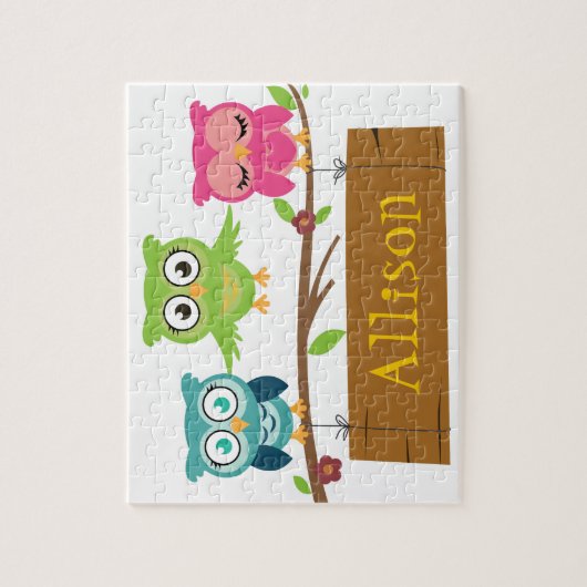 Personalized name sign for children ジグソーパズル (縦)