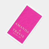 Personalized Name Simple Modern Minimal Wedding  (コーナー)