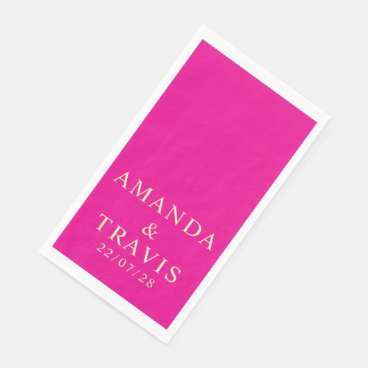 Personalized Name Simple Modern Minimal Wedding  (コーナー)