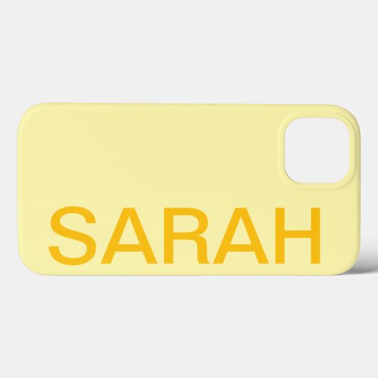 Personalized Name Simple Stylish Modern Minimal Case-Mate iPhoneケース (裏面 (横))