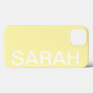 Personalized Name Simple Stylish Modern Minimal iPhone 13ケース