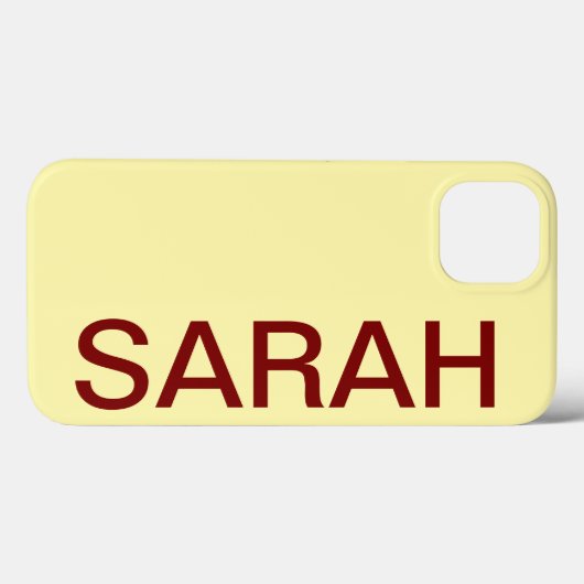 Personalized Name Simple Stylish Modern Minimal Case-Mate iPhoneケース (裏面 (横))